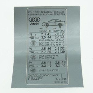 NOWA ORYGINALNA CZĘŚĆ AUDI TRADITION 8H0010502CD