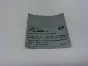 NOWA ORYGINALNA CZĘŚĆ AUDI TRADITION 8K0010504A