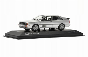 MODEL Audi quattro, Silver, 1:43 LIMITOWANY