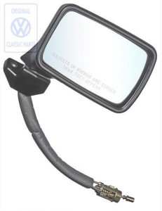 LUSTERKO ZEWNĘTRZNE PRAWE USA VW GOLF CABRIO 1 RABBIT