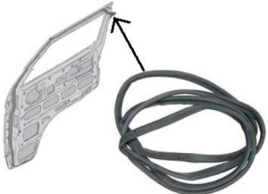 USZCZELKA DRZWI PRZEDNICH T3 TRANSPORTER BUS