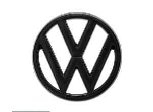 EMBLEMAT ZNAK VW PRZÓD CZARNY GOLF CADDY PASSAT