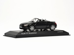 MODEL Audi TT Roadster, Brilliant black, 1:43