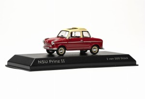 MODEL NSU Prinz II, Red, 1:43 LIMITOWANY  NOREV