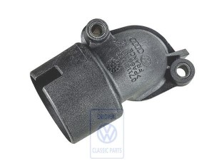KRÓCIEC OBUDOWY TERMOSTATU VW PASSAT B5 BORA 2.3 AGZ