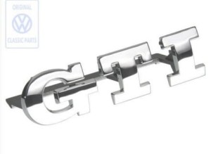 EMBLEMAT ZNACZEK PRZÓD GTI VW POLO 94-99