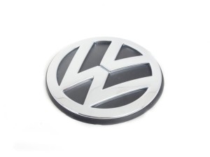 Znaczek vw chromowy/czarny